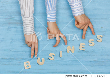 Business growing concept . Mixed media Business growing concept . Mixed media 100437212