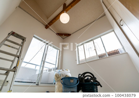 Renovation of the children's room Paste the wallpaper Renovation of the children's room Paste the wallpaper 100438079