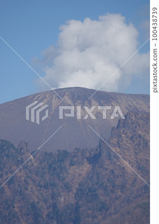 Mt. Asama, an active volcano Mt. Asama, an active volcano 100438739