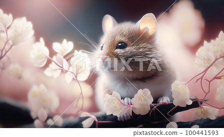 Sakura and Mouse 100441593