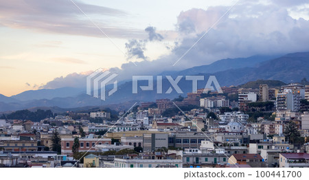 Homes and Apartment Buildings in a touristic city Messina, Sicilia, Italy Homes and Apartment Buildings in a touristic city Messina, Sicilia, Italy 100441700