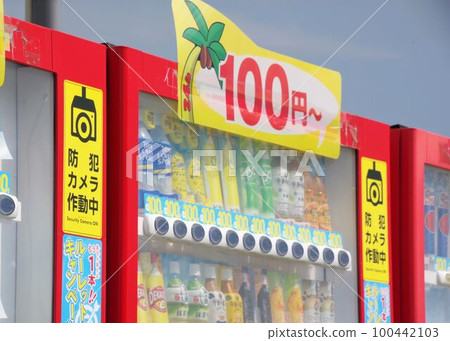 Security measures for vending machines Surveillance camera stickers 100442103