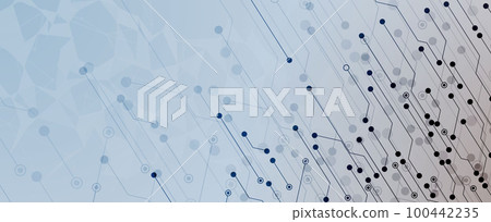 Quantum processing. Deep learning artificial intelligence. Future new technology for business or science presentation Quantum processing. Deep learning artificial intelligence. Future new technology for business or science presentation 100442235