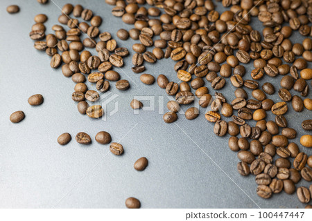 background with coffee beans with copy space background with coffee beans with copy space 100447447