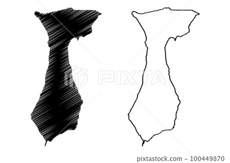 Imrali island (Republic of Turkey) map vector illustration, scribble sketch Imrali ada map Imrali island (Republic of Turkey) map vector illustration, scribble sketch Imrali ada map 100449870