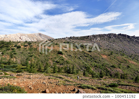 從淺間白根志賀佐和華高速公路看到的山脈 100451192