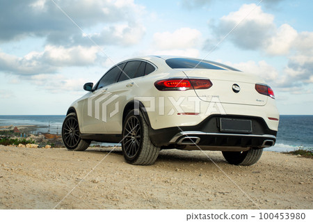 Mercedes on a beautiful road Mercedes on a beautiful road 100453980