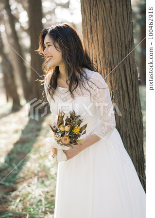 bride with bridal wedding image bouquet bride with bridal wedding image bouquet 100462918