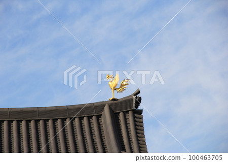 鳳紋瓦頂/尾端 100463705