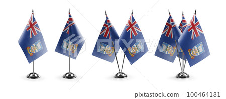 Small national flags of the Falkland Islands on a white background Small national flags of the Falkland Islands on a white background 100464181