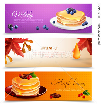 Maple Syrup Banners Set 100465658