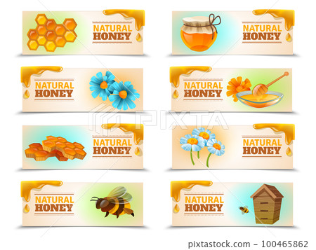 Natural Honey Horizontal Banners Natural Honey Horizontal Banners 100465862