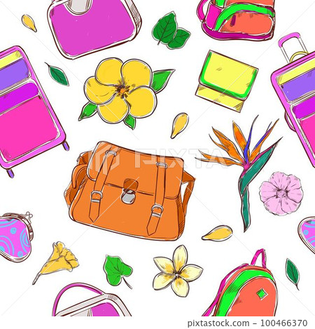 Colored Exotic Country Journey Pattern 100466370