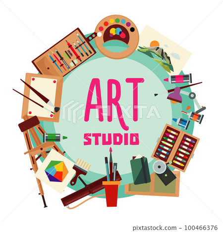 Painting Elements Round Concept 100466376