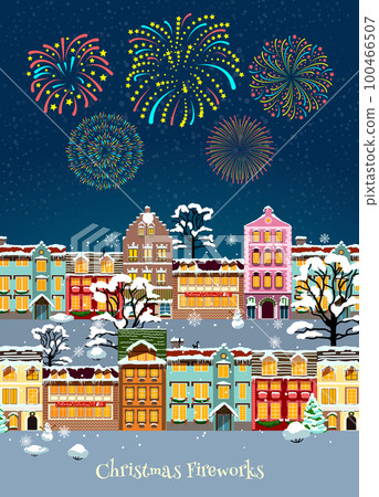 Colorful Christmas Celebration Template Colorful Christmas Celebration Template 100466507