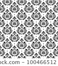 Oriental vector arabesque texture 100466512