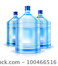 Three big bottles of water  for cooler 100466516