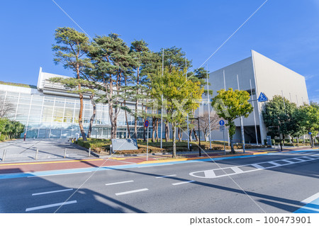 Tsukuba International Congress Center (Epochal Tsukuba) in sunny weather, Tsukuba City, Ibaraki Prefecture Tsukuba International Congress Center (Epochal Tsukuba) in sunny weather, Tsukuba City, Ibaraki Prefecture 100473901