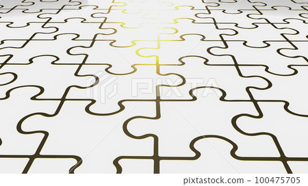 white jigsaw for abstract background concept 3d rendering white jigsaw for abstract background concept 3d rendering 100475705