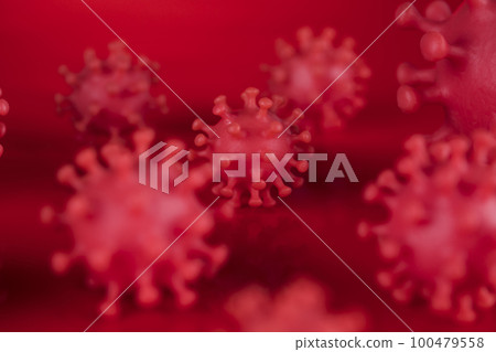 Virus close up, coronavirus concept Virus close up, coronavirus concept 100479558