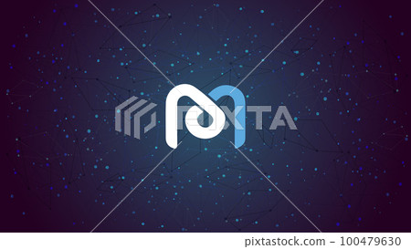 Mdex MDX token symbol of the DeFi project cryptocurrency theme on blue polygonal background. Cryptocurrency coin logo icon. Decentralized finance programs. Vector illustration. Mdex MDX token symbol of the DeFi project cryptocurrency theme on blue polygonal background. Cryptocurrency coin logo icon. Decentralized finance programs. Vector illustration. 100479630