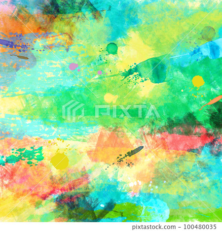 鮮豔的色彩抽象背景圖 100480035