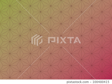 Japanese pattern hemp leaf pattern background material Japanese pattern hemp leaf pattern background material 100480415