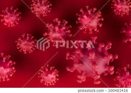 Virus close up, coronavirus concept Virus close up, coronavirus concept 100481416