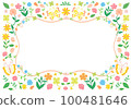 花卉植物框架卡 100481646