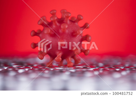 Corona virus, SARS pandemic background 100481752