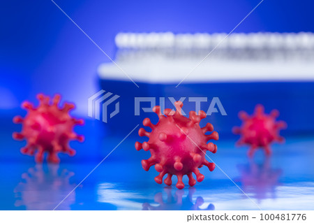 Pandemic medical health risk concept, corona virus Pandemic medical health risk concept, corona virus 100481776