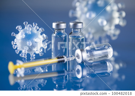 Pandemic medical health risk concept, corona virus 100482018