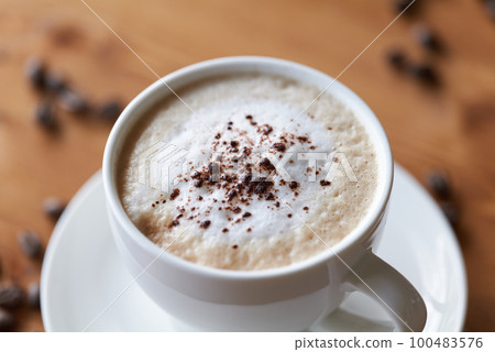 fluffy milk cappuccino 100483576