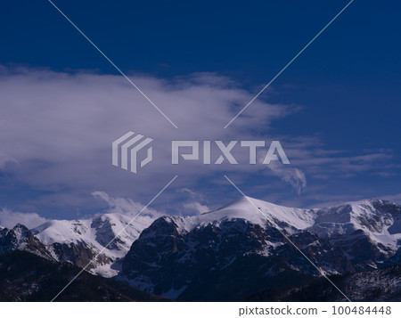 Polish Tatra Mountains in winter 100484448