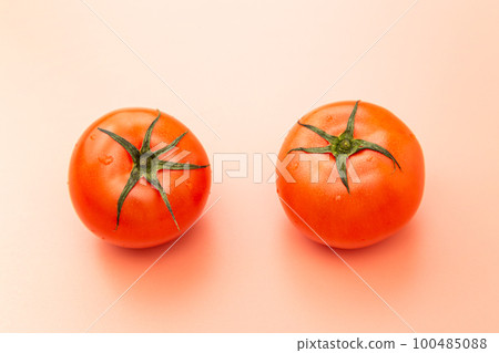 Tomato pink background 100485088
