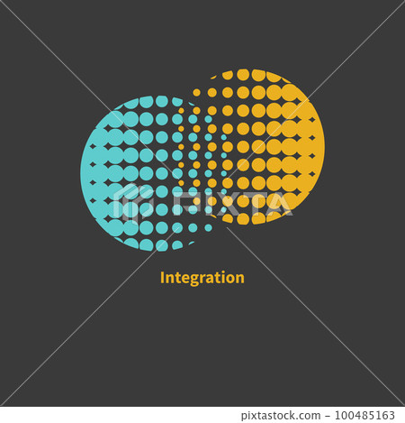 Integration, interaction sign - Stock Illustration [100485163] - PIXTA