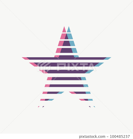 Star business logo, integration and interaction symbol 100485237