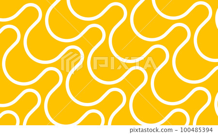 Pasta yellow abstract banner with wavy lines Pasta yellow abstract banner with wavy lines 100485394
