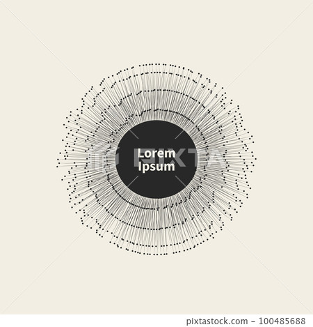 Irregular lines, explosion 100485688