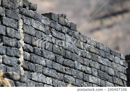 磚砌防火牆遺跡（栃木縣日光市足尾町愛宕下） 100487106