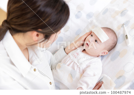 Baby fever nursing mom 100487974
