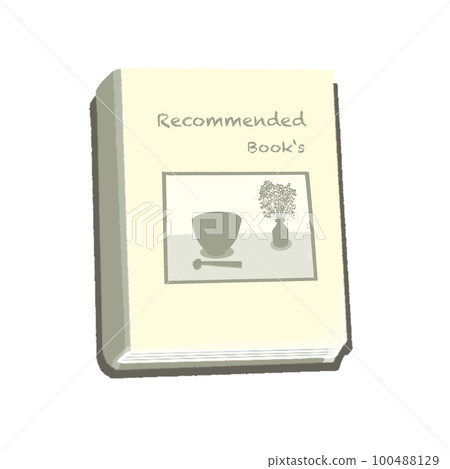 封面時尚的推薦書籍插圖[簡單，無線條] 100488129