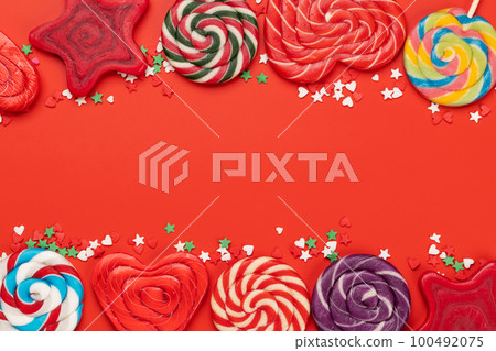 Candy sweets and copy space for your greetings 100492075