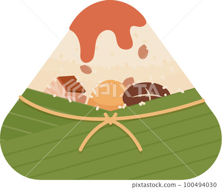 端午節中國傳統肉粽、遇龍船、屈原 100494030