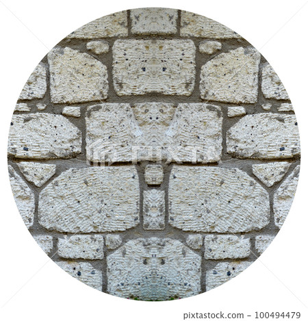Sturdy yellow and beige cut stone wall, seamless lined up Sturdy yellow and beige cut stone wall, seamless lined up 100494479