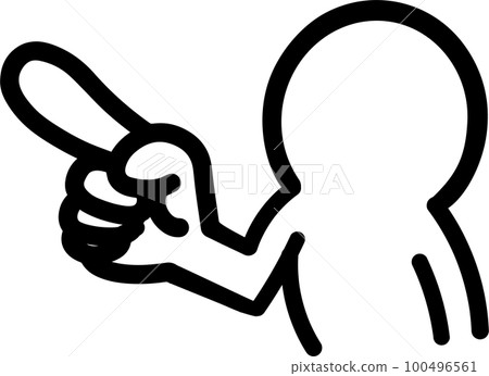 Finger pointing Finger pointing 100496561