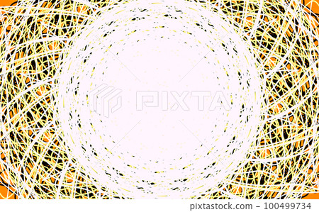 Abstract background with a circle in yellow, orange and black colors. Abstract background with a circle in yellow, orange and black colors. 100499734