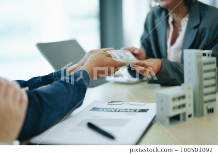 The bank's credit officer released the loan after a male business owner entered into an insurance contract using the mortgaged home property. 100501092