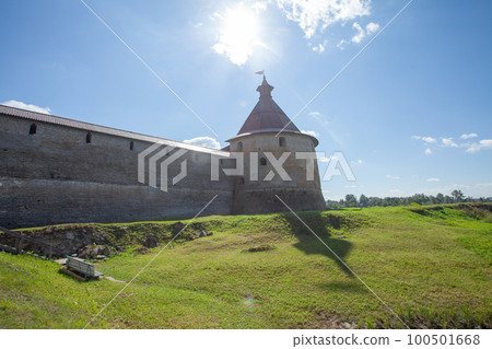 Suumer sunny landscape of Russian fortress Nut Suumer sunny landscape of Russian fortress Nut 100501668