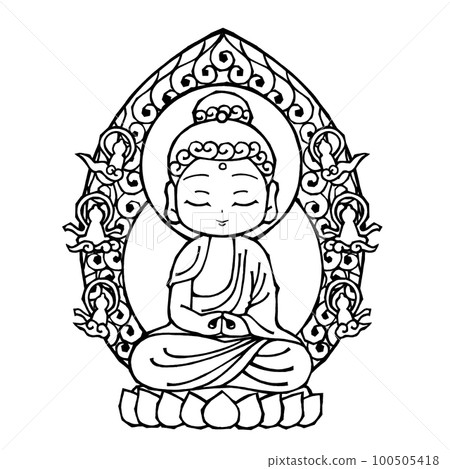 阿彌陀如來（坐像，單色） 100505418